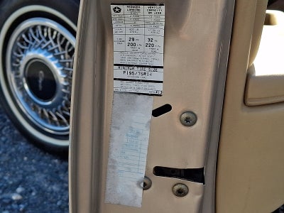 1992 Chrysler New Yorker Salon 4DR SDN LANDAU