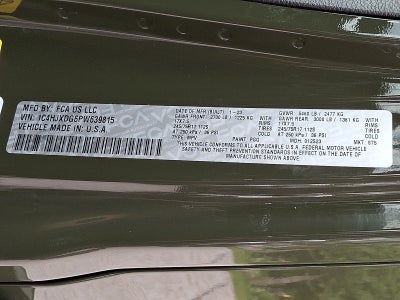 2023 Jeep Wrangler 4-Door Sport 4x4