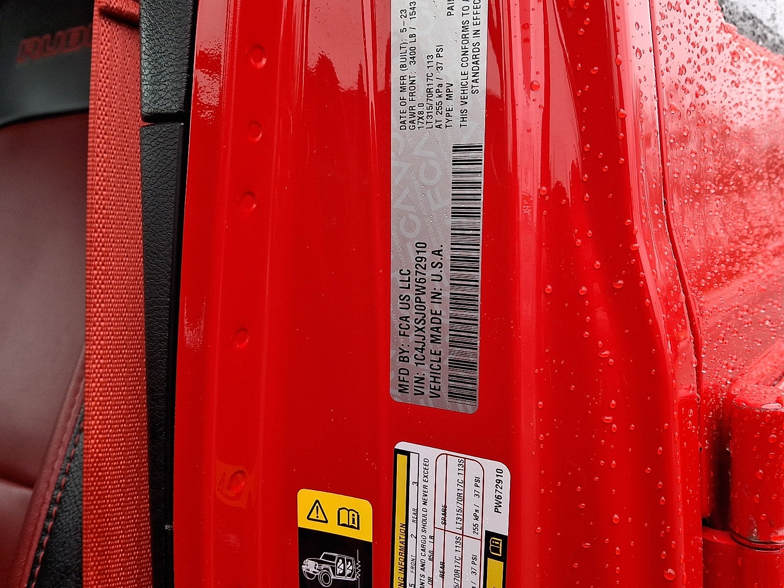 2023 Jeep Wrangler 4-Door Rubicon 20th Anniversary 4x4