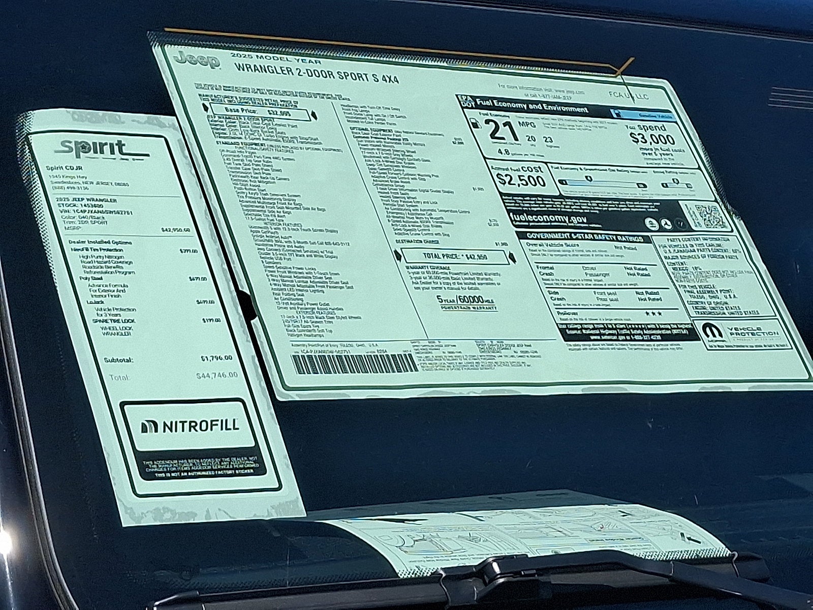 2025 Jeep Wrangler WRANGLER 2-DOOR SPORT S