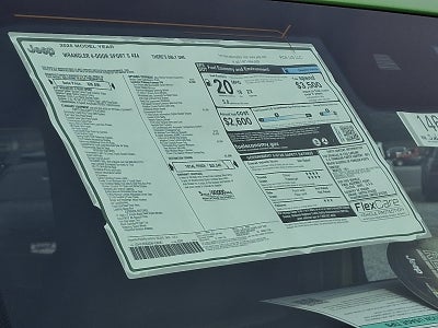 2025 Jeep Wrangler WRANGLER 4-DOOR SPORT S