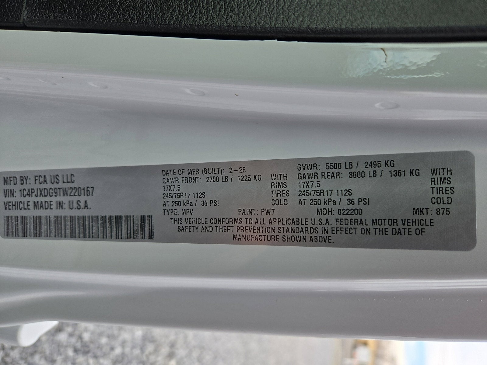 2026 Jeep Wrangler WRANGLER 4-DOOR SPORT S