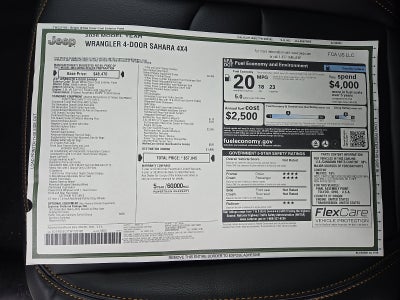 2026 Jeep Wrangler WRANGLER 4-DOOR SAHARA