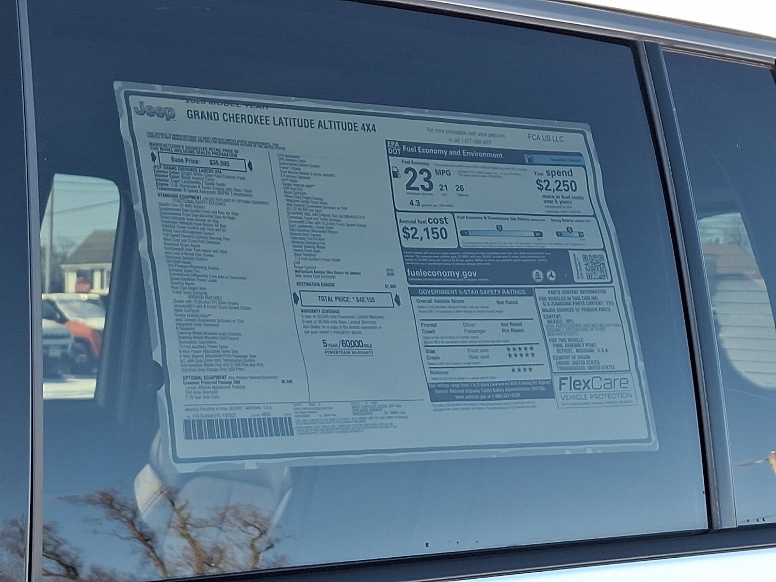 2026 Jeep Grand Cherokee GRAND CHEROKEE ALTITUDE 4X4