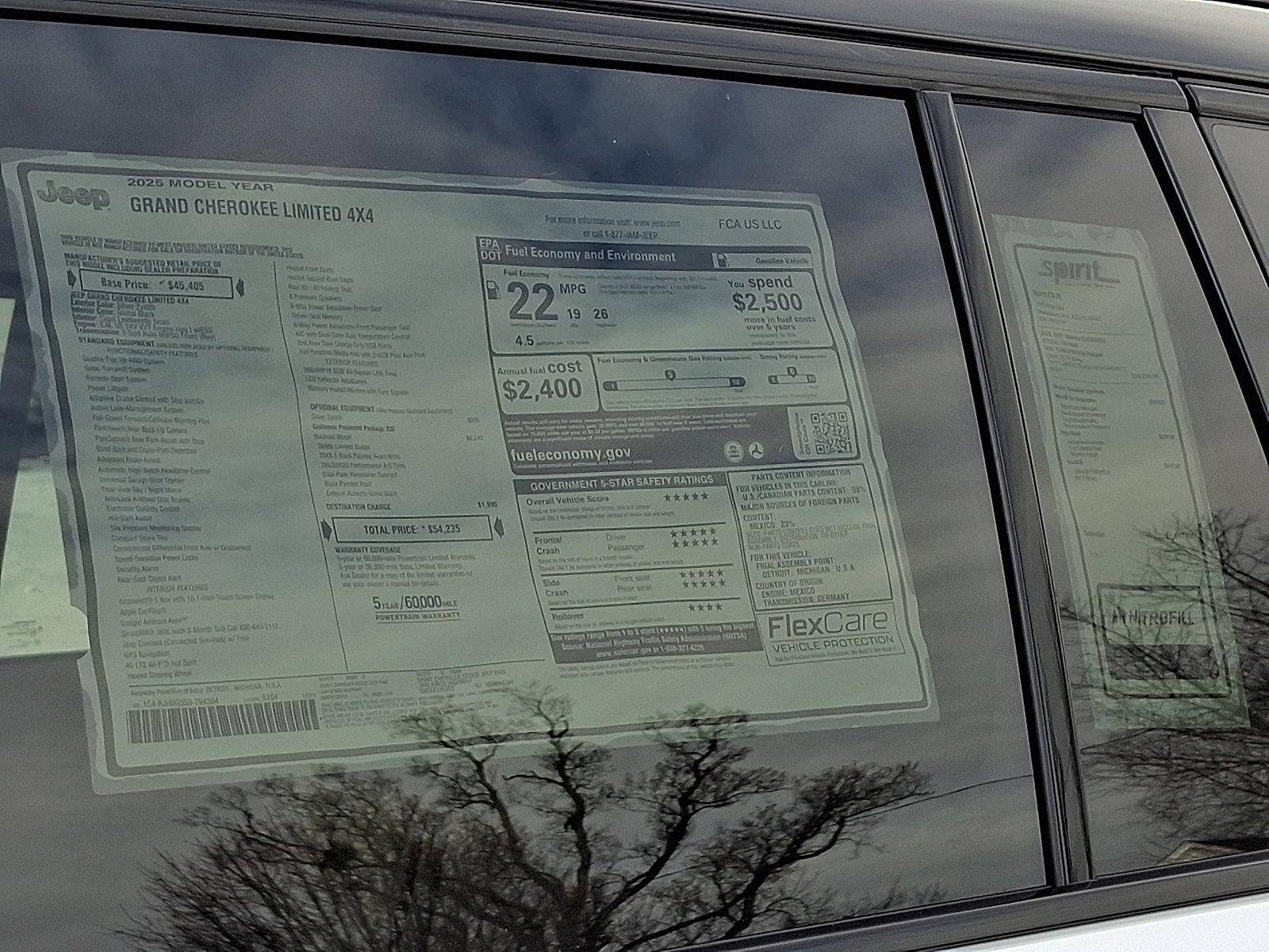 2025 Jeep Grand Cherokee GRAND CHEROKEE LIMITED 4X4