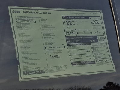 2025 Jeep Grand Cherokee GRAND CHEROKEE LIMITED 4X4