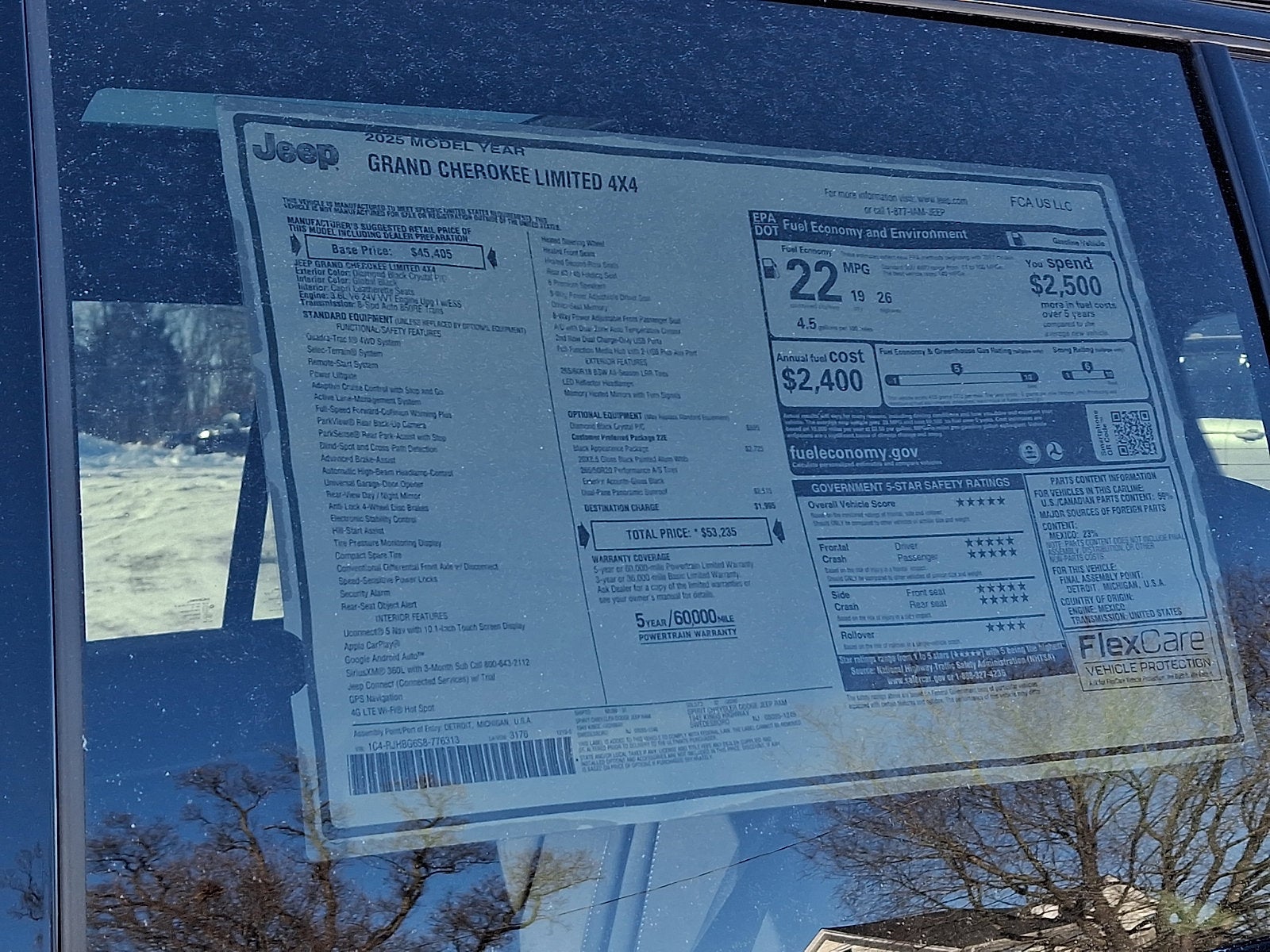 2025 Jeep Grand Cherokee GRAND CHEROKEE LIMITED 4X4