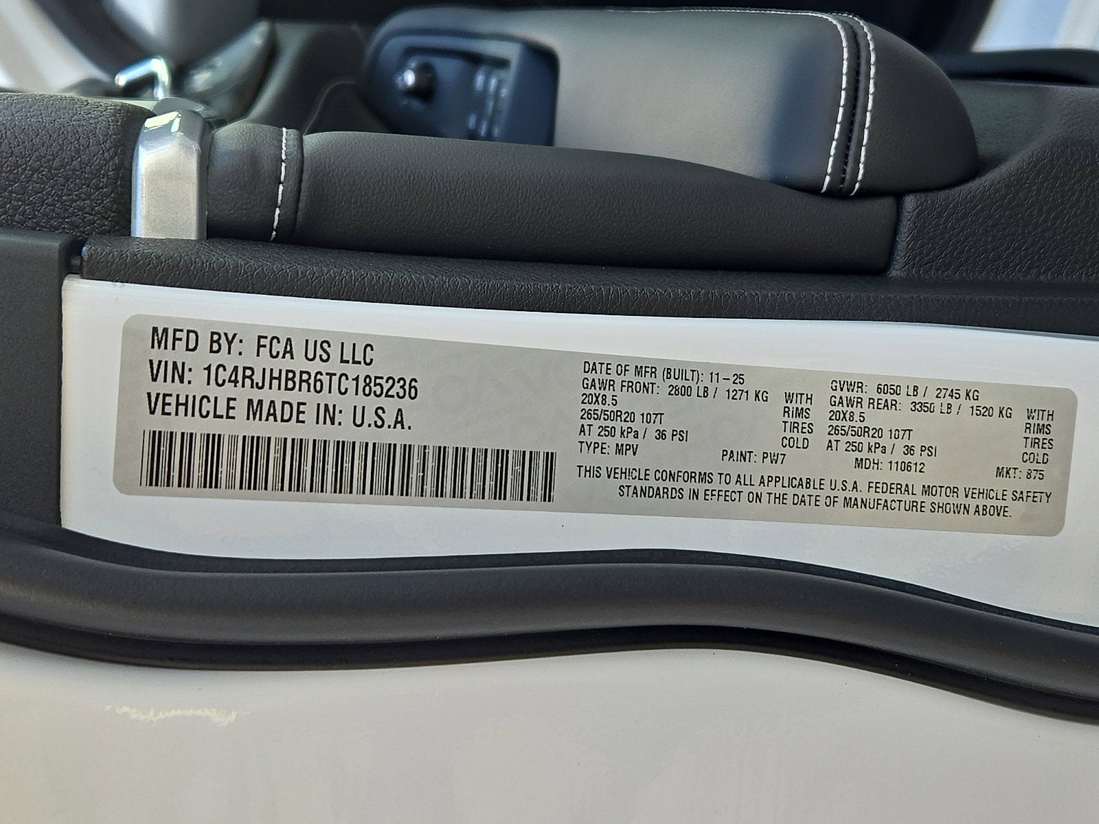 2026 Jeep Grand Cherokee GRAND CHEROKEE LIMITED RESERVE 4X4