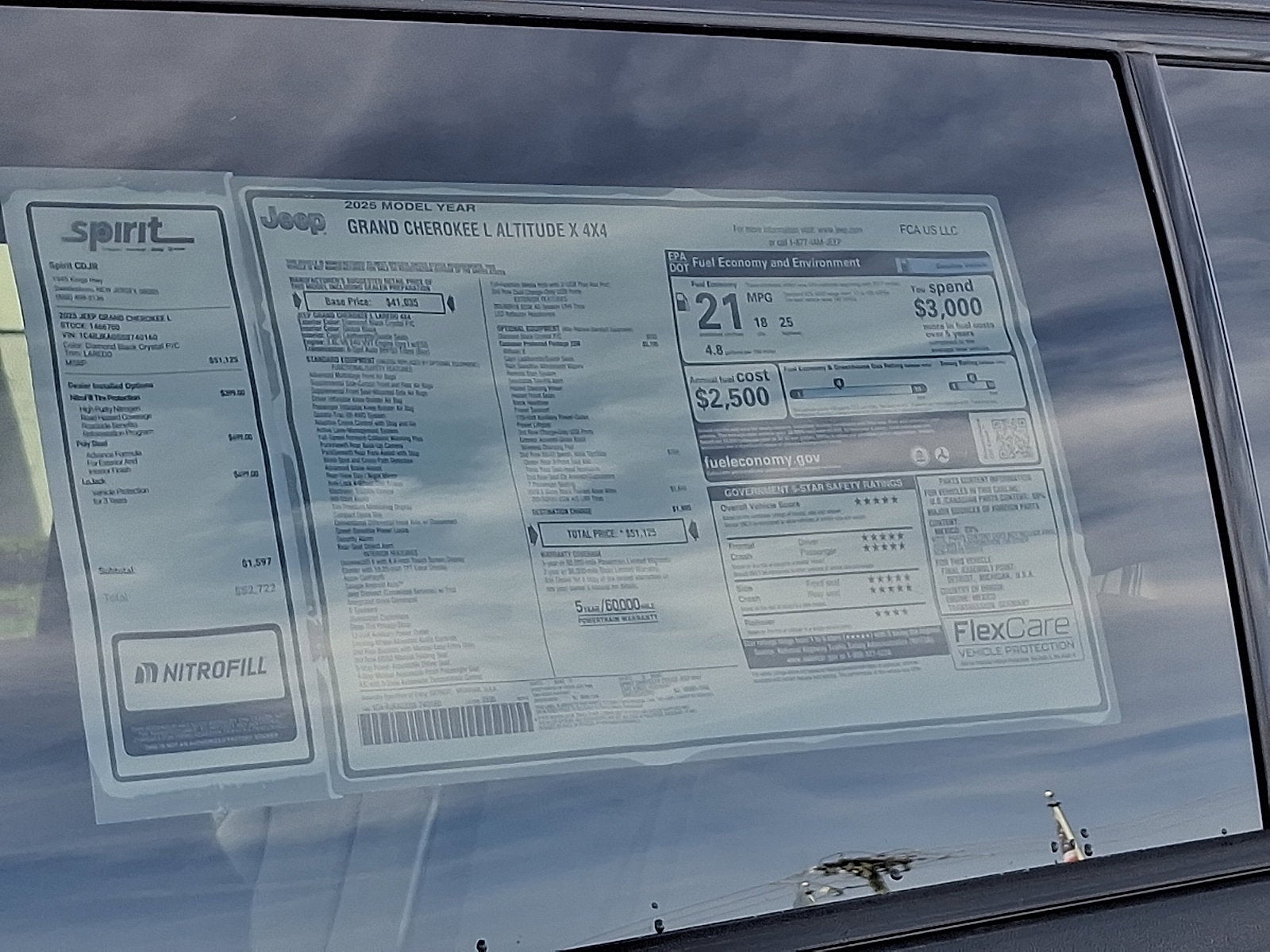 2025 Jeep Grand Cherokee L GRAND CHEROKEE L ALTITUDE X 4X4