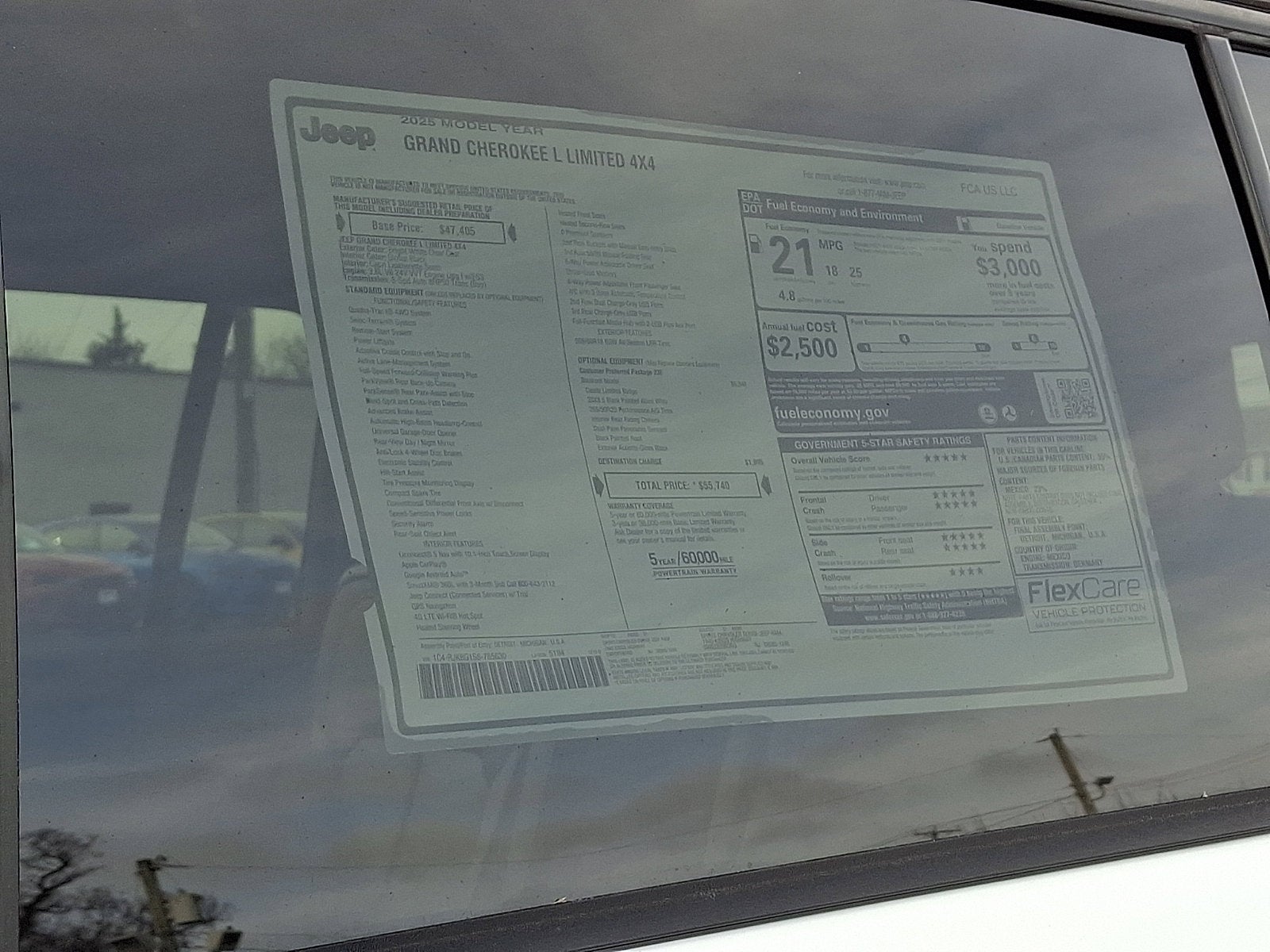 2025 Jeep Grand Cherokee L GRAND CHEROKEE L LIMITED 4X4