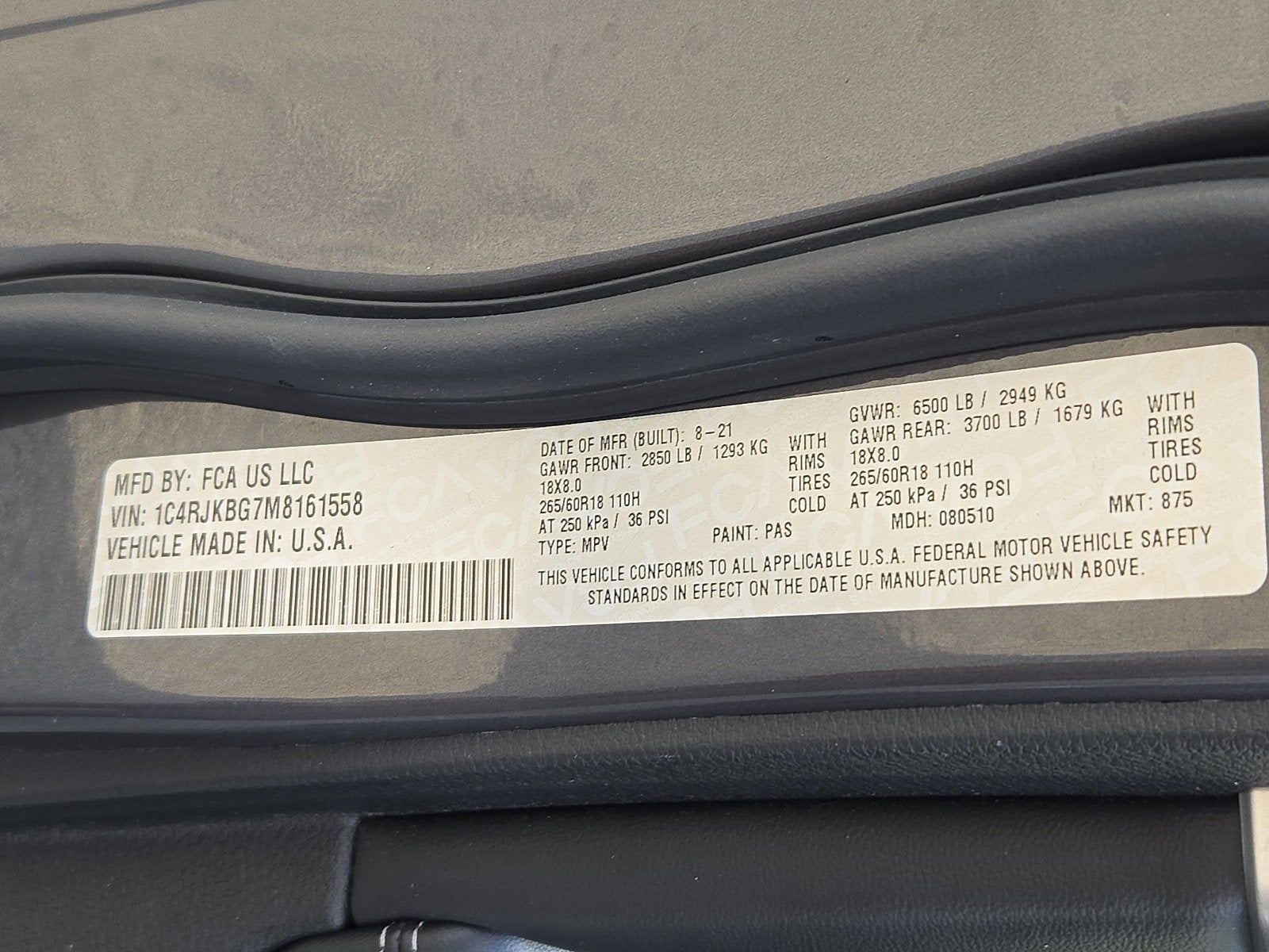 2021 Jeep Grand Cherokee L Limited 4x4