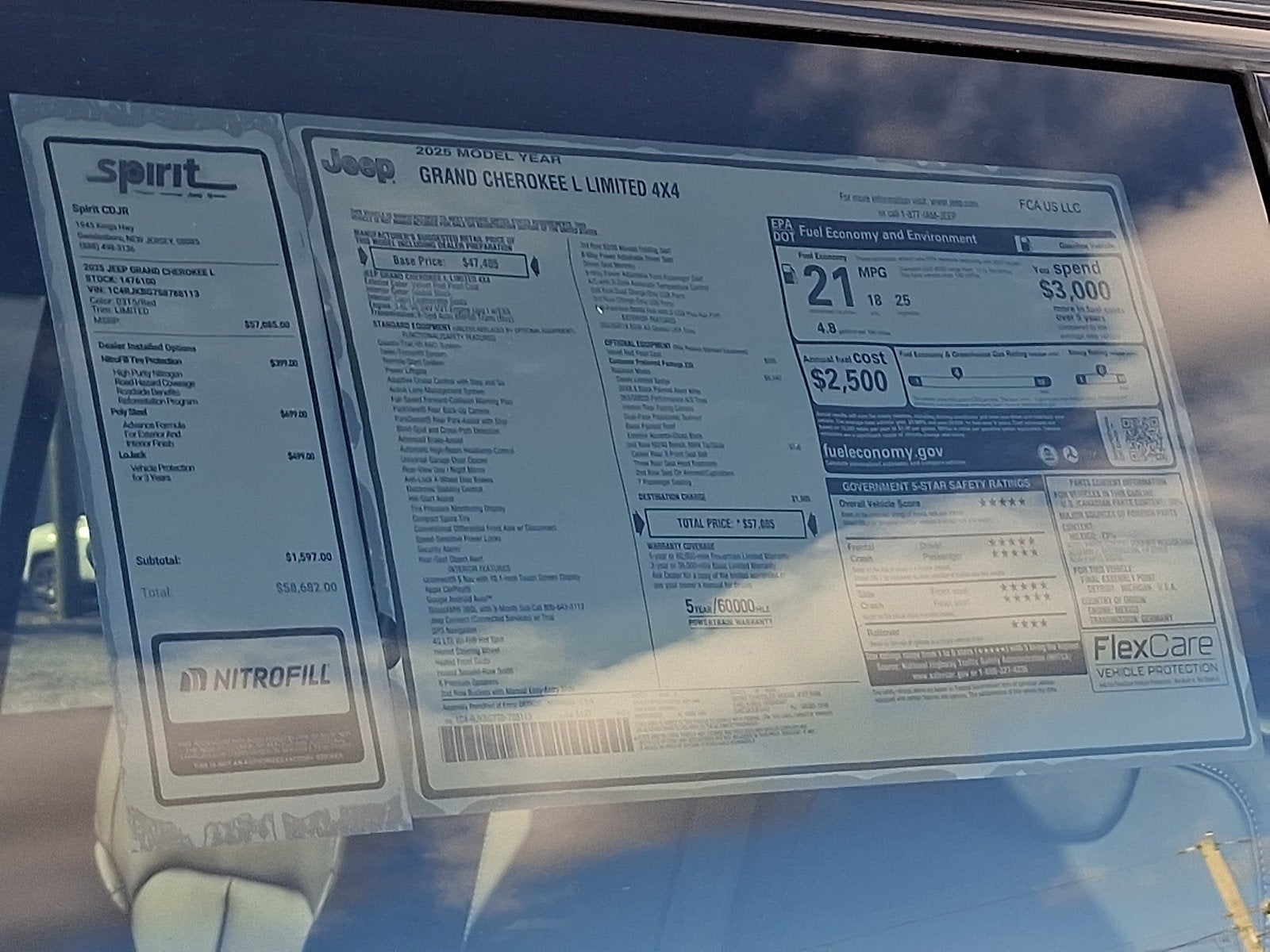 2025 Jeep Grand Cherokee L GRAND CHEROKEE L LIMITED 4X4