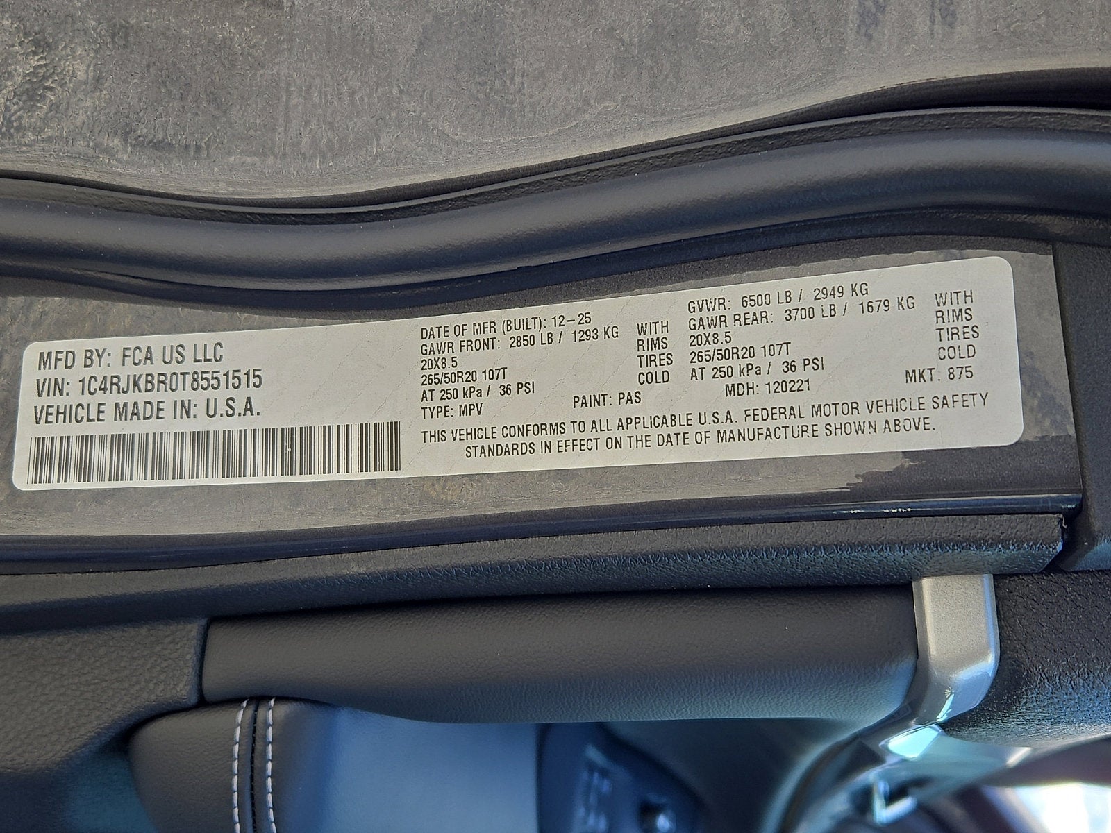 2026 Jeep Grand Cherokee L GRAND CHEROKEE L LIMITED 4X4