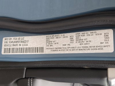 2026 Jeep Grand Cherokee L GRAND CHEROKEE L LIMITED 4X4