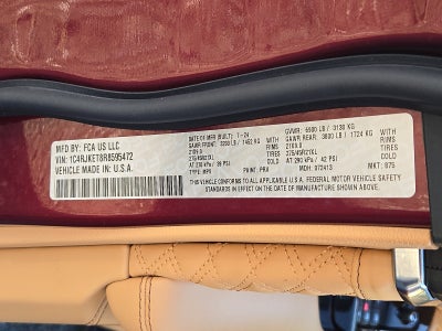 2024 Jeep Grand Cherokee L Summit Reserve 4x4