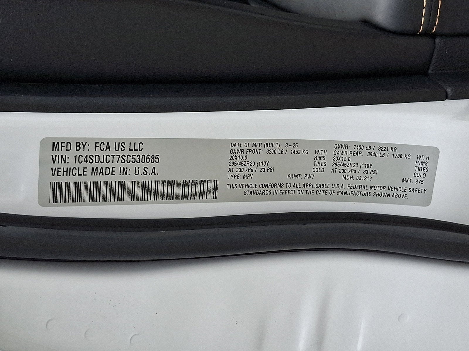 2025 Dodge Durango R/T 20th Anniversary Plus AWD