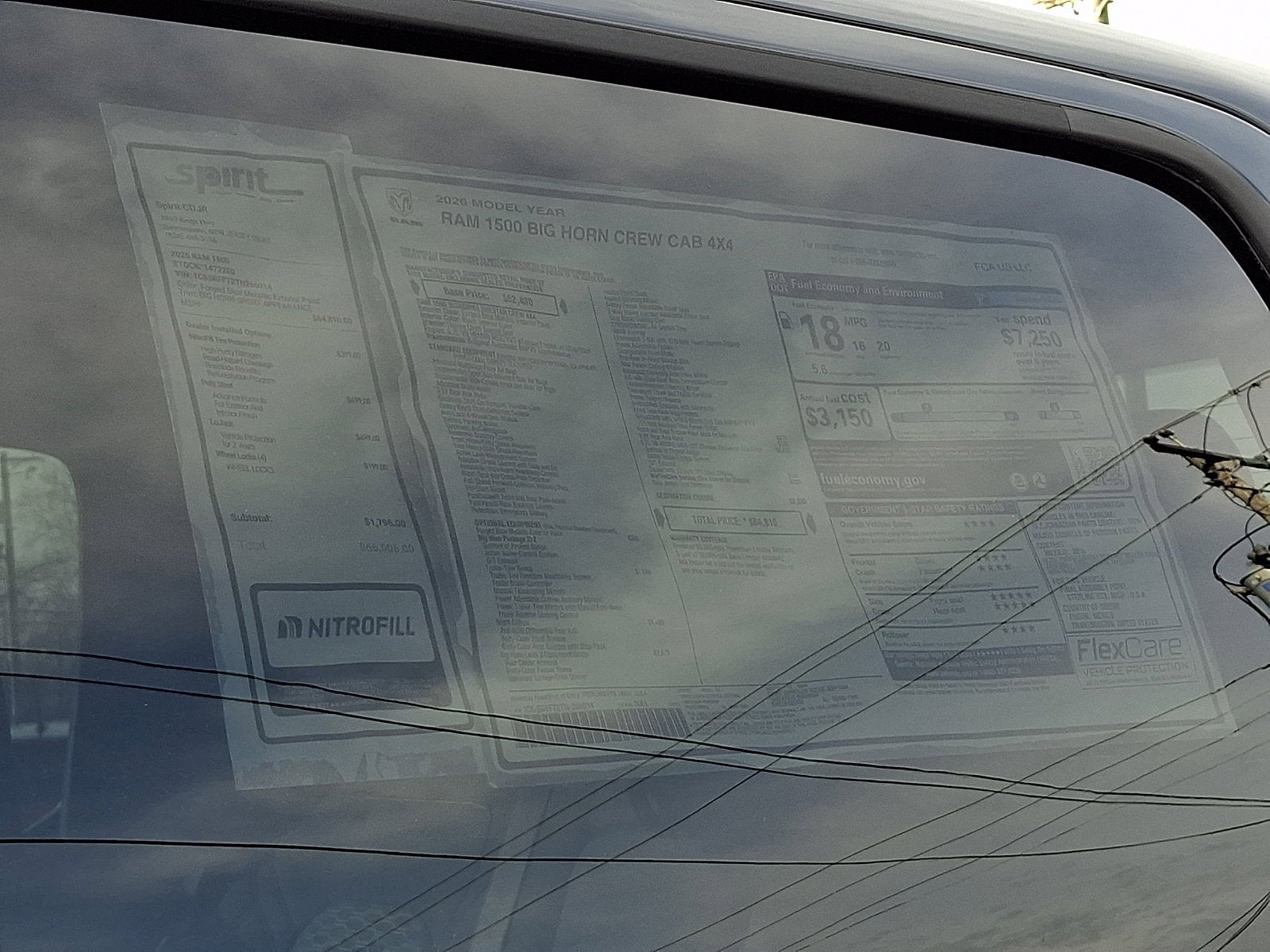 2026 RAM 1500 RAM 1500 BIG HORN CREW CAB 4X4 5'7' BOX