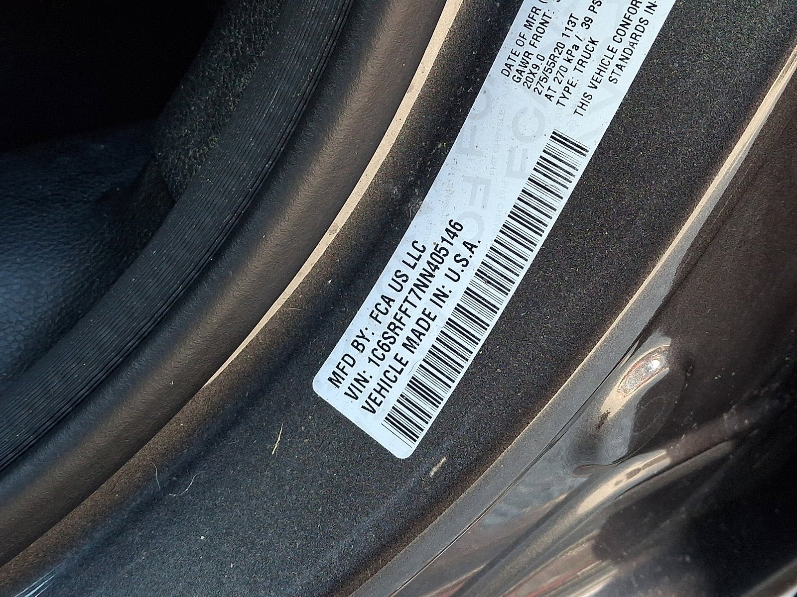 2022 RAM 1500 Big Horn Crew Cab 4x4 5'7' Box