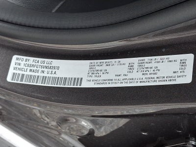 2027 RAM 1500 RAM 1500 WARLOCK CREW CAB 4X4 5'7' BOX
