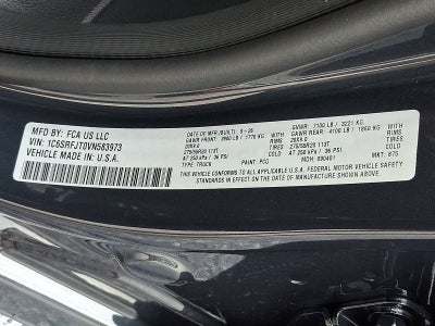 2027 RAM 1500 RAM 1500 LARAMIE CREW CAB 4X4 5'7' BOX