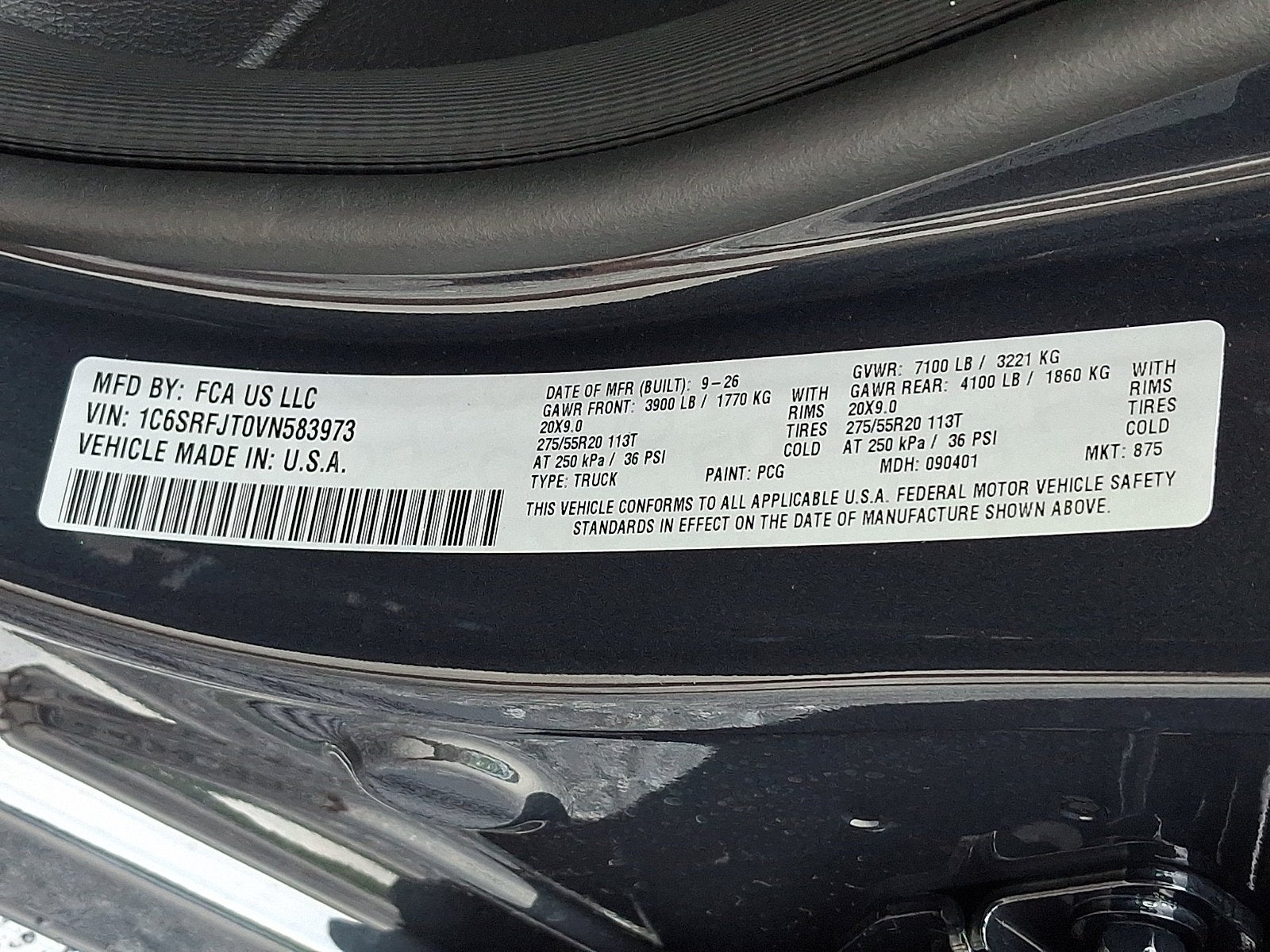 2027 RAM 1500 RAM 1500 LARAMIE CREW CAB 4X4 5'7' BOX