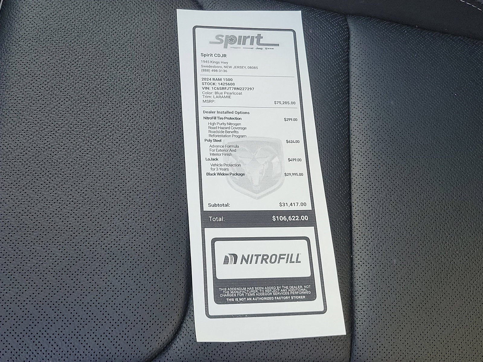 2024 RAM 1500 Laramie Crew Cab 4x4 5'7' Box