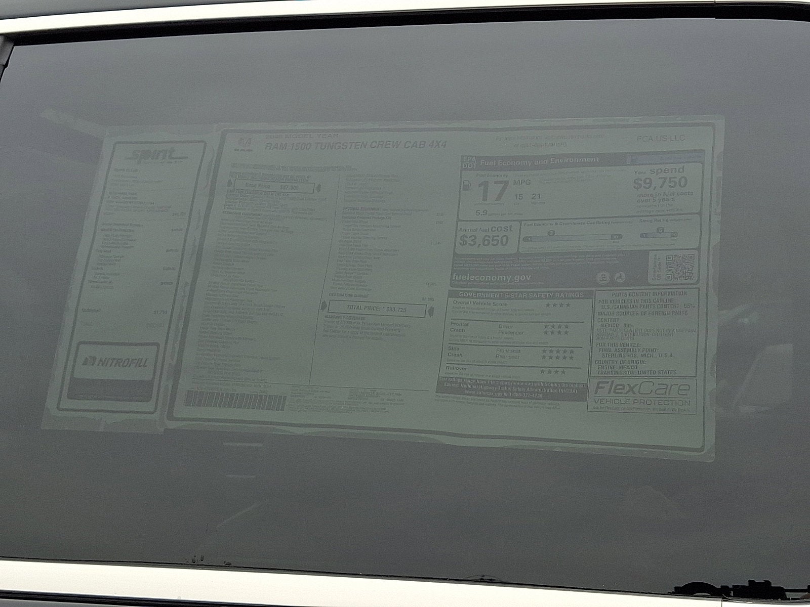 2026 RAM 1500 RAM 1500 TUNGSTEN CREW CAB 4X4