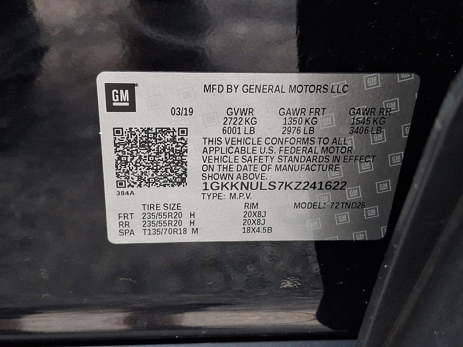 2019 GMC Acadia SLT-1