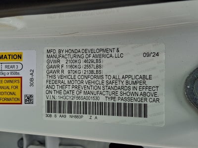 2025 Honda Accord Hybrid Sport