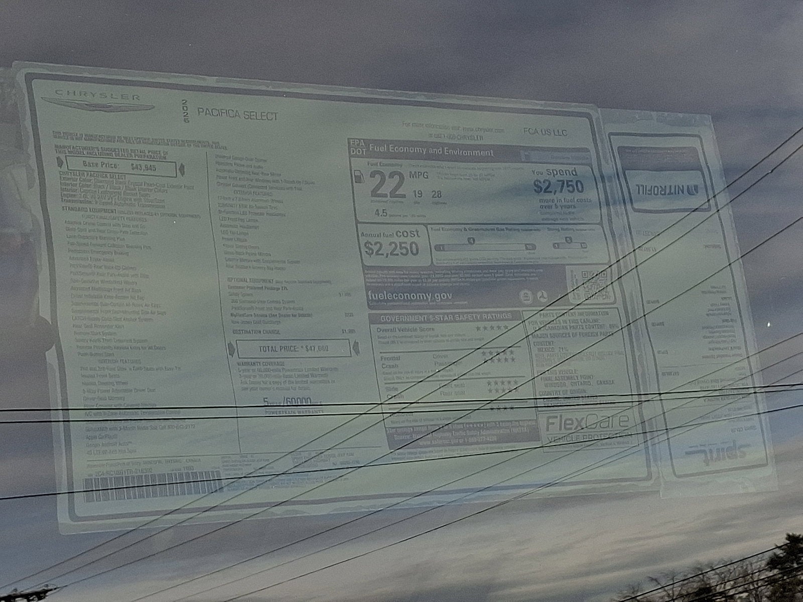 2026 Chrysler Pacifica PACIFICA SELECT