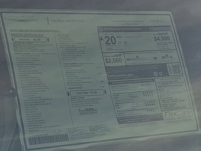 2026 Chrysler Pacifica PACIFICA LIMITED AWD