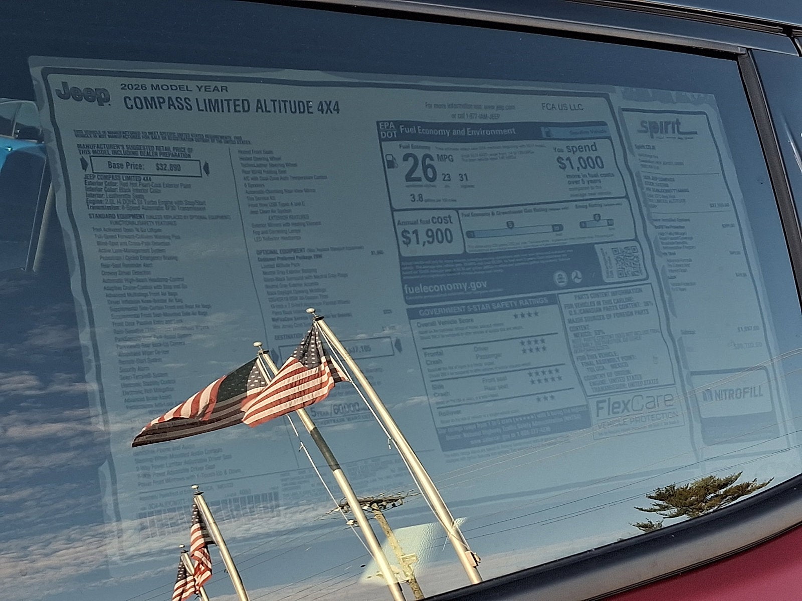 2026 Jeep Compass COMPASS LIMITED ALTITUDE 4X4