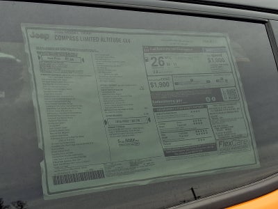 2026 Jeep Compass COMPASS LIMITED ALTITUDE 4X4