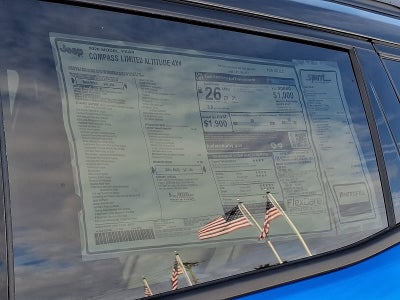 2026 Jeep Compass COMPASS LIMITED ALTITUDE 4X4