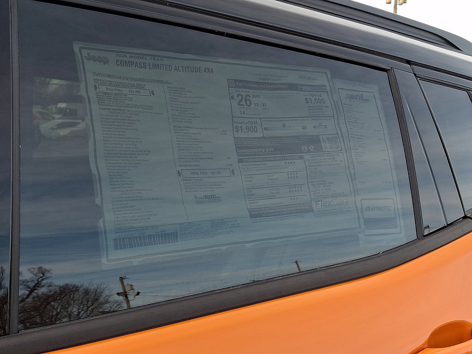 2026 Jeep Compass COMPASS LIMITED ALTITUDE 4X4