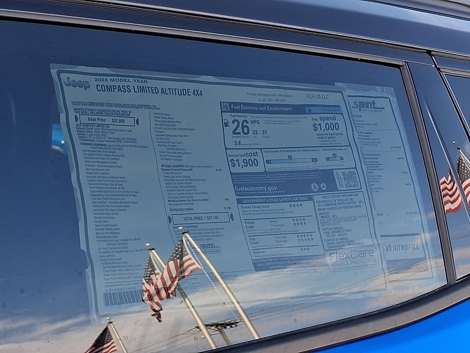 2026 Jeep Compass COMPASS LIMITED ALTITUDE 4X4