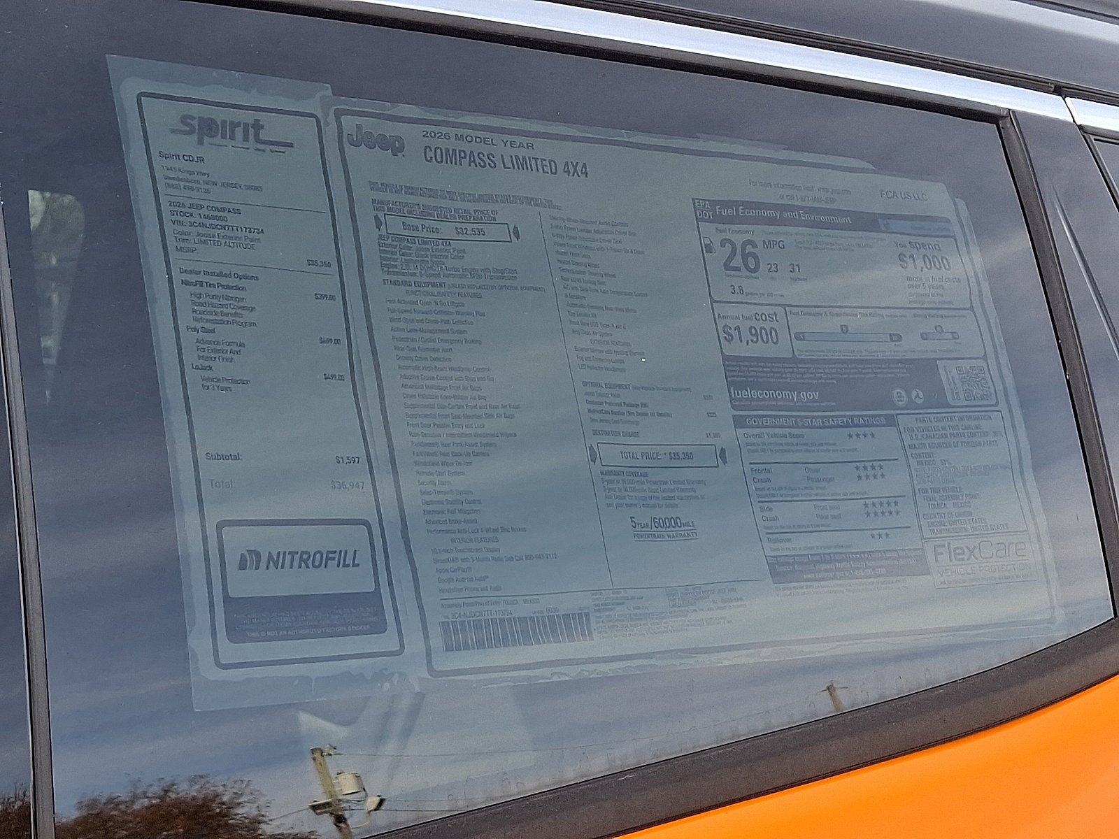 2026 Jeep Compass COMPASS LIMITED 4X4