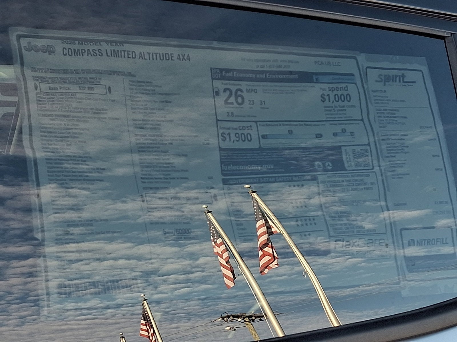 2026 Jeep Compass COMPASS LIMITED ALTITUDE 4X4