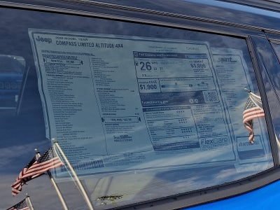 2026 Jeep Compass COMPASS LIMITED ALTITUDE 4X4