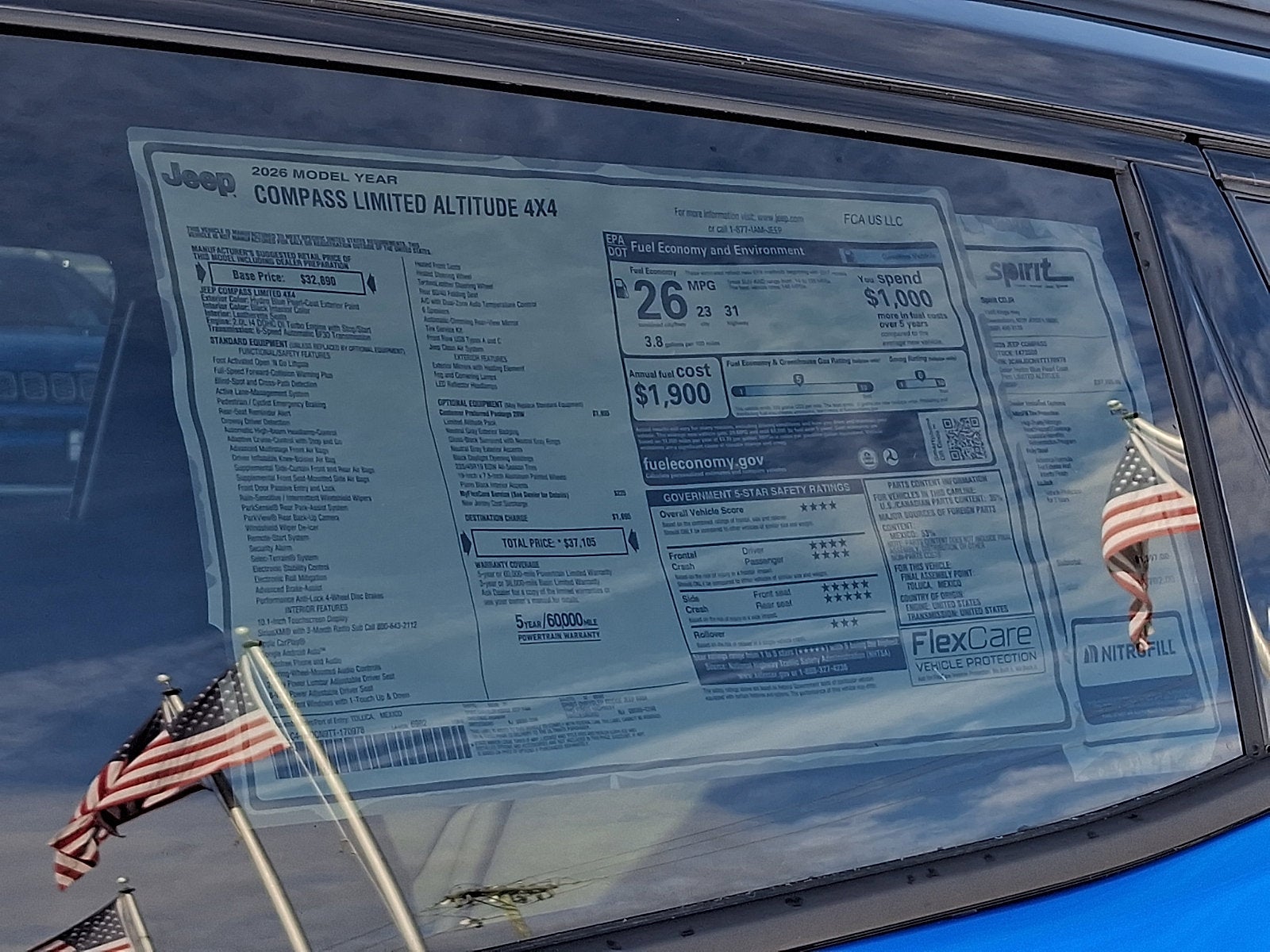 2026 Jeep Compass COMPASS LIMITED ALTITUDE 4X4