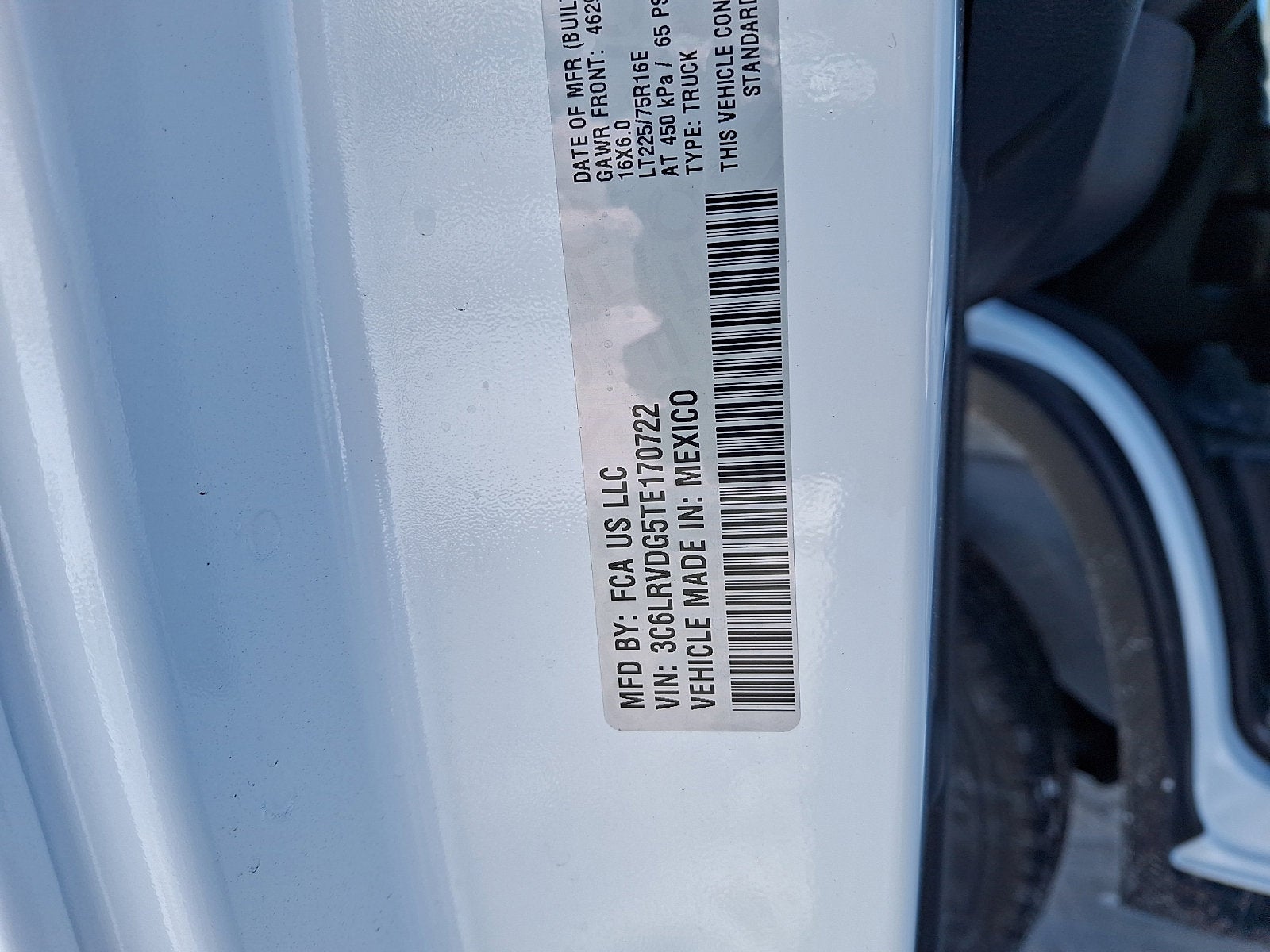 2026 RAM ProMaster Cargo Van RAM PROMASTER 2500 SLT CARGO VAN HIGH ROOF 159' WB