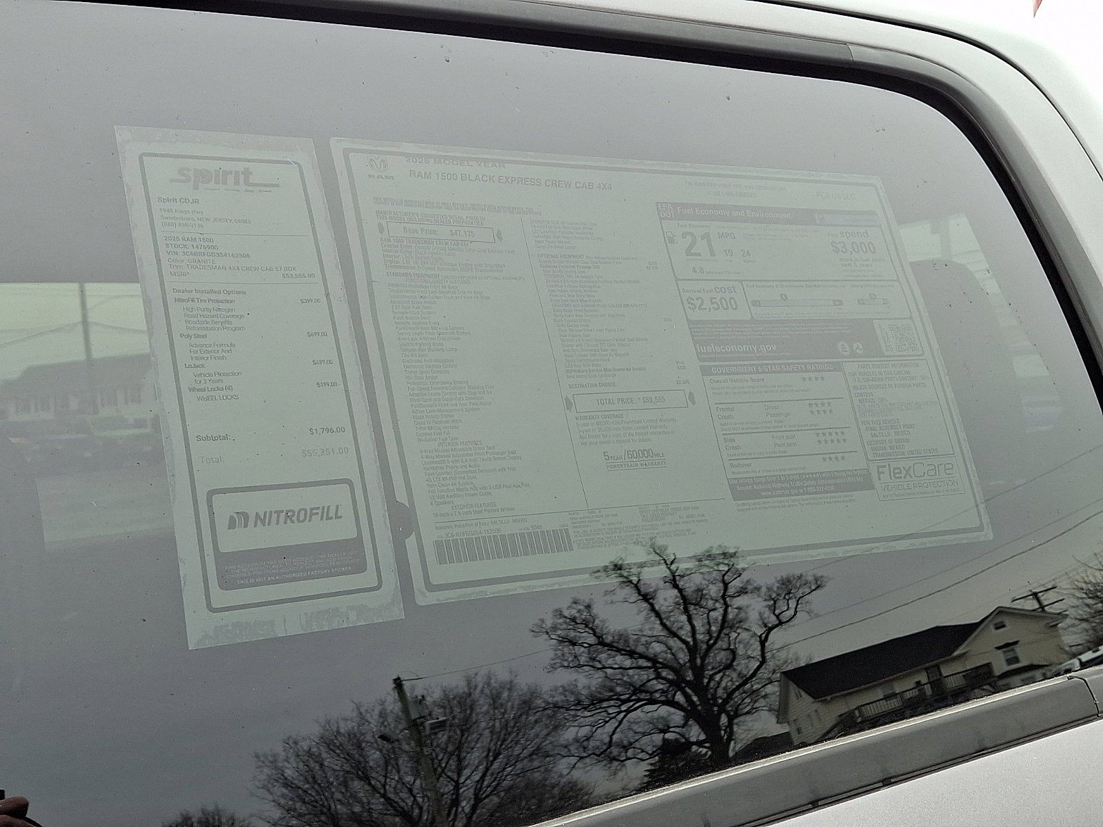 2025 RAM 1500 Tradesman Crew Cab 4x4 5'7' Box