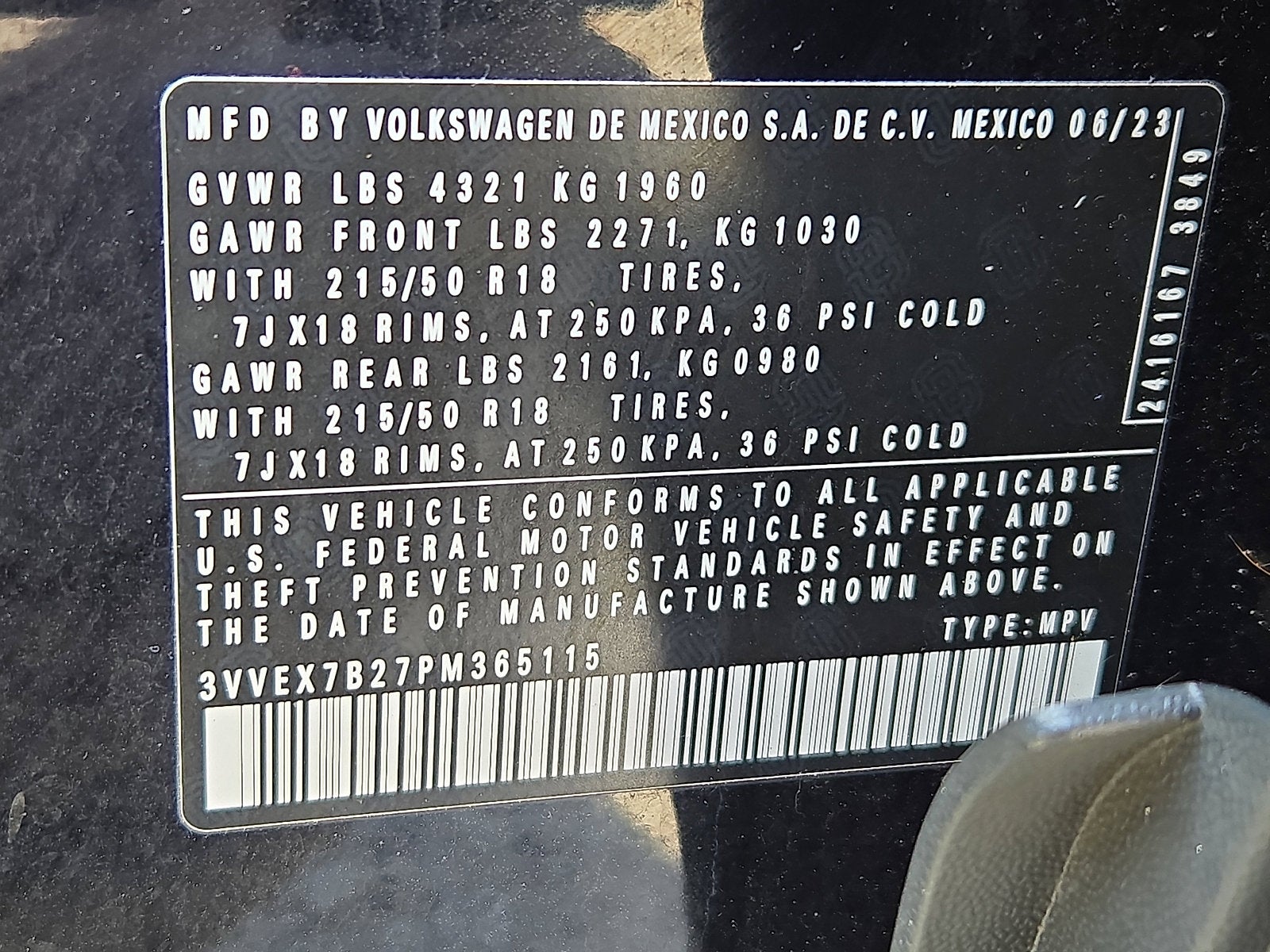 2023 Volkswagen Taos SE