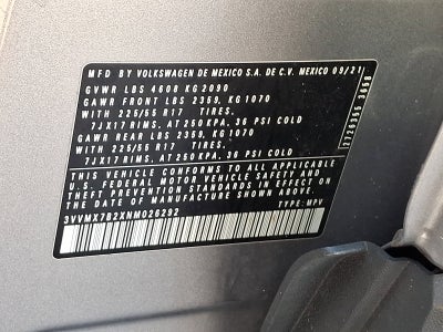 2022 Volkswagen Taos 1.5T S