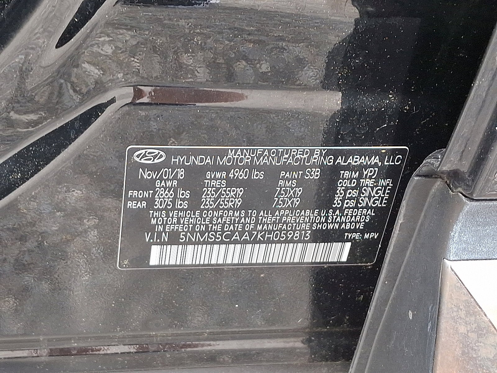 2019 Hyundai Santa Fe Ultimate 2.0T