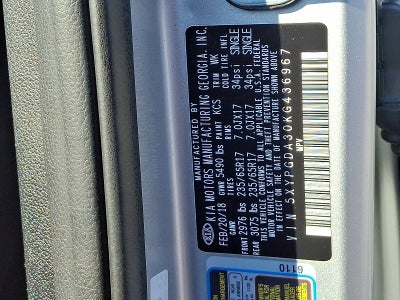 2019 Kia Sorento 2.4L LX