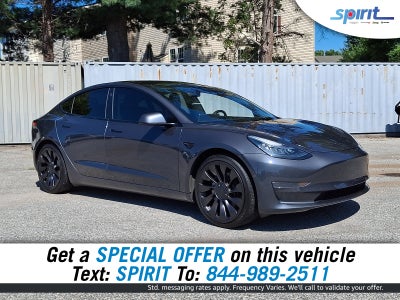2021 Tesla Model 3 Standard Range Plus Rear-Wheel Drive