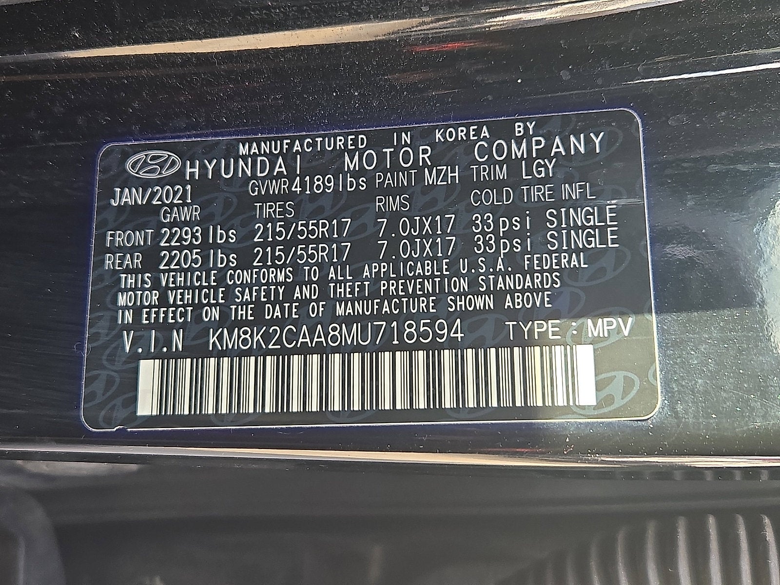 2021 Hyundai Kona SEL