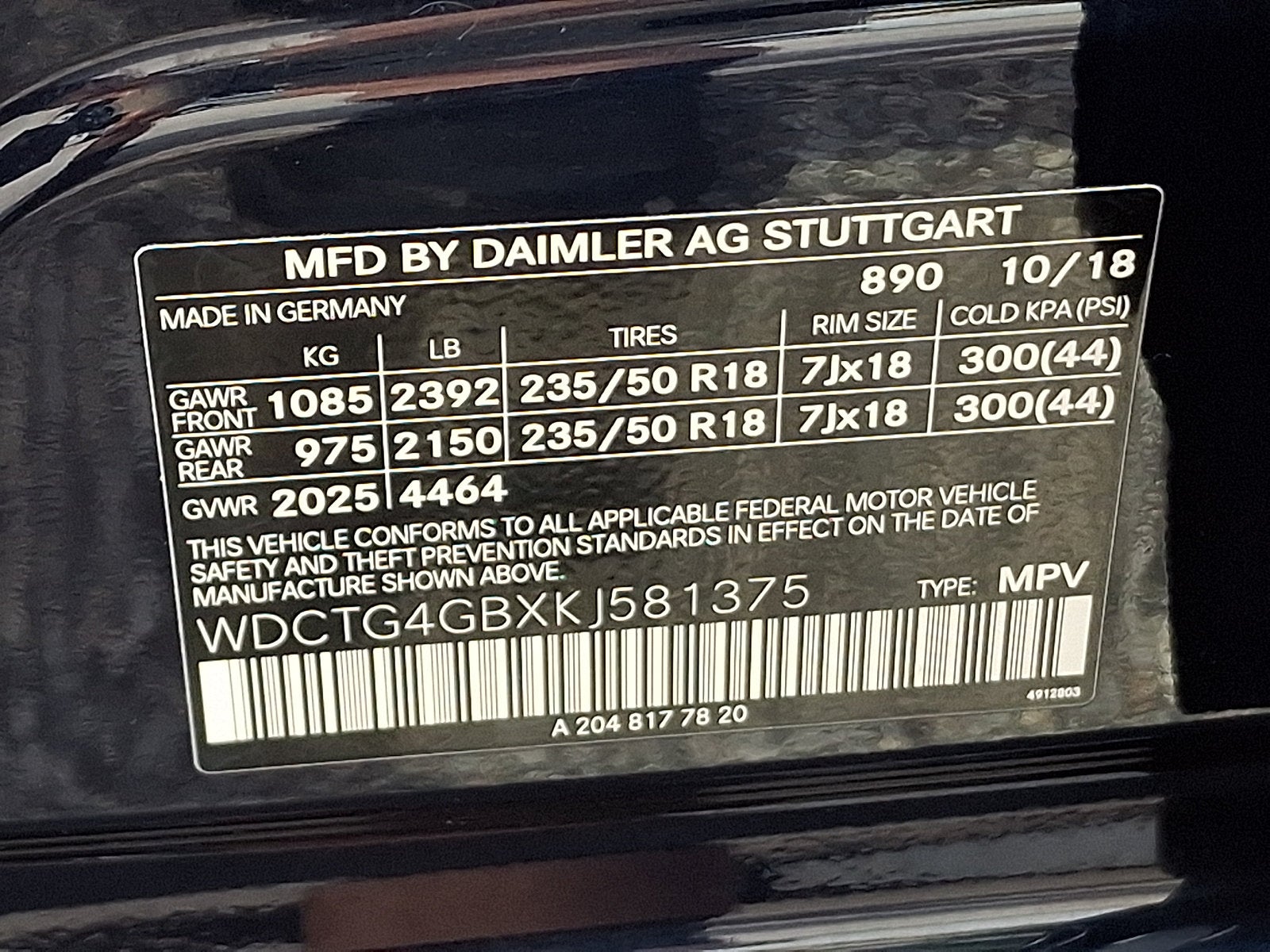 2019 Mercedes-Benz GLA 4MATIC®