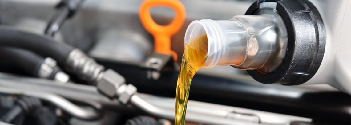 Car Getting an Oil Change